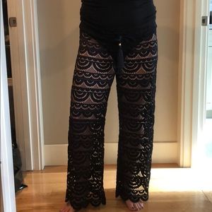 PILYQ Bundle- Crochet Lace Tie Up Pants and Shorts